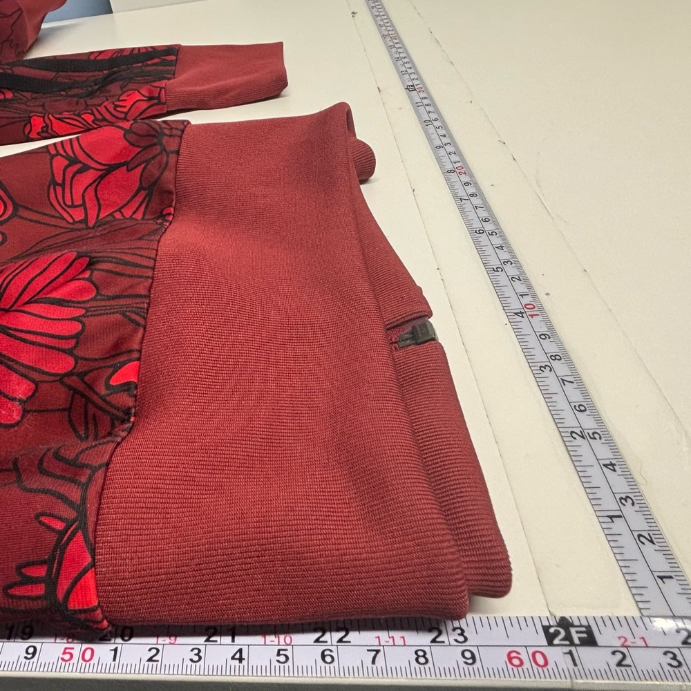 Adi Rare Firebird Tracktop Flower Red size Medium - Picture 12 of 12